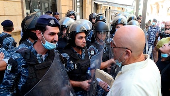 Las fuerzas de seguridad libanesas