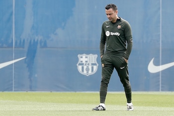 Xavi abre la puerta a nuevos desafíos en su carrera como entrenador, tanto en selecciones como en clubes fuera de Europa (EFE/ Andreu Dalmau)