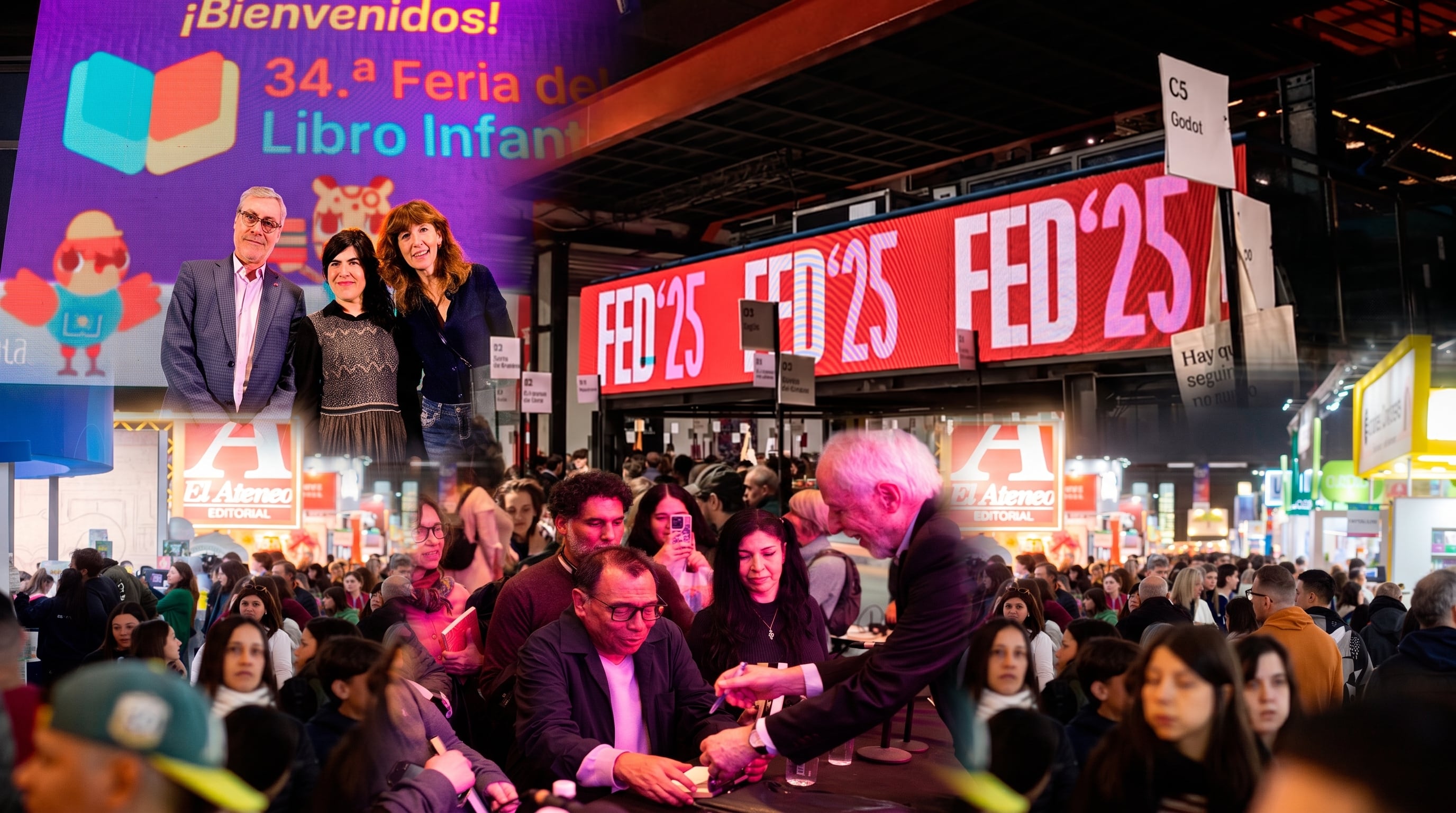 La Feria del Libro de Buenos Aires, la Feria de Editores y la Feria del Libro Infantil, tres acercamientos diferentes a los libros.
