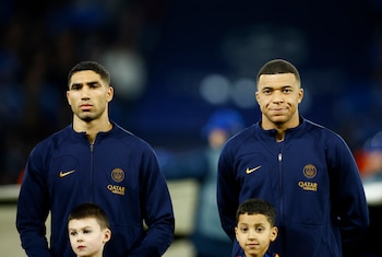 Mbappé y Hakimi pasaron de compartir vestuario en París a enfrentarse como líderes de sus selecciones en el Mundial 2026. (Reuters)