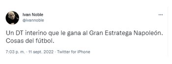 Iván Noble apeló a la