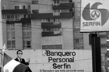 El logo de Banco Serfin