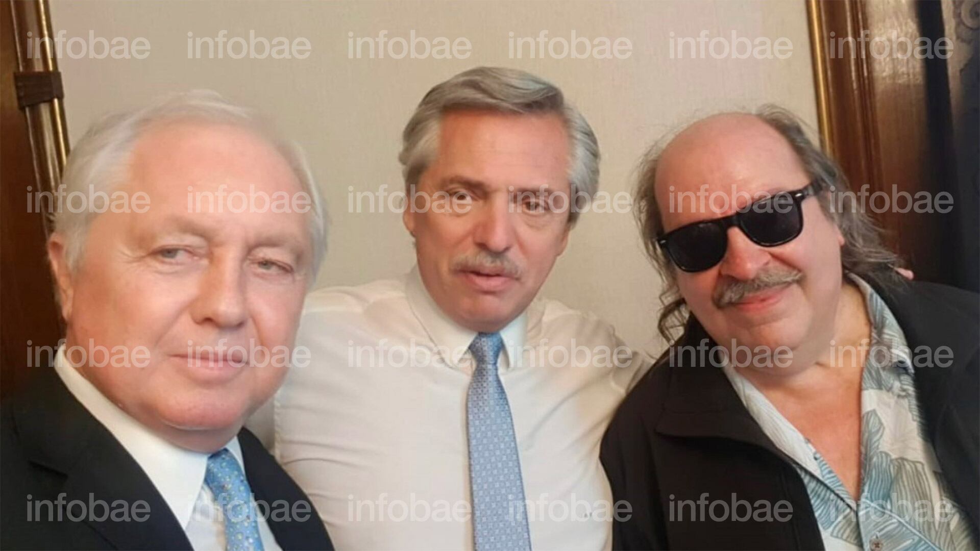 Alberto Fernández y Martínez Sosa en su asunción presidencial