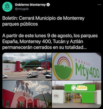 El gobierno municipal aseguró que