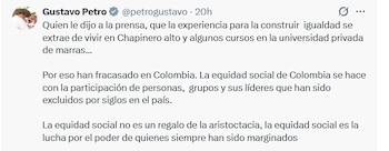 El presidente Petro defiende la