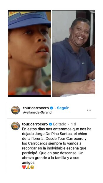 La participación de Jorge De Pina Santos en Esperando la Carroza