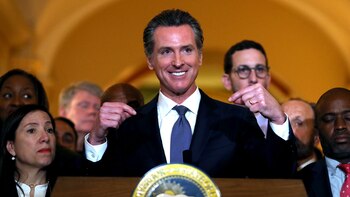 El gobernador de California, Gavin