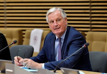 FILE PHOTO: Michel Barnier, European