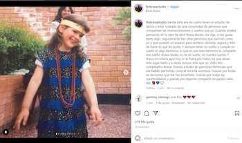 Fiorella Otero feliz por sus