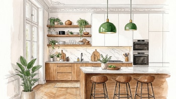 Los 3 tipos de iluminación que toda cocina pequeña necesita, según expertos