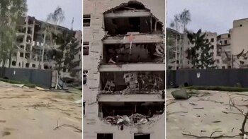 Un bombardeo ruso contra un