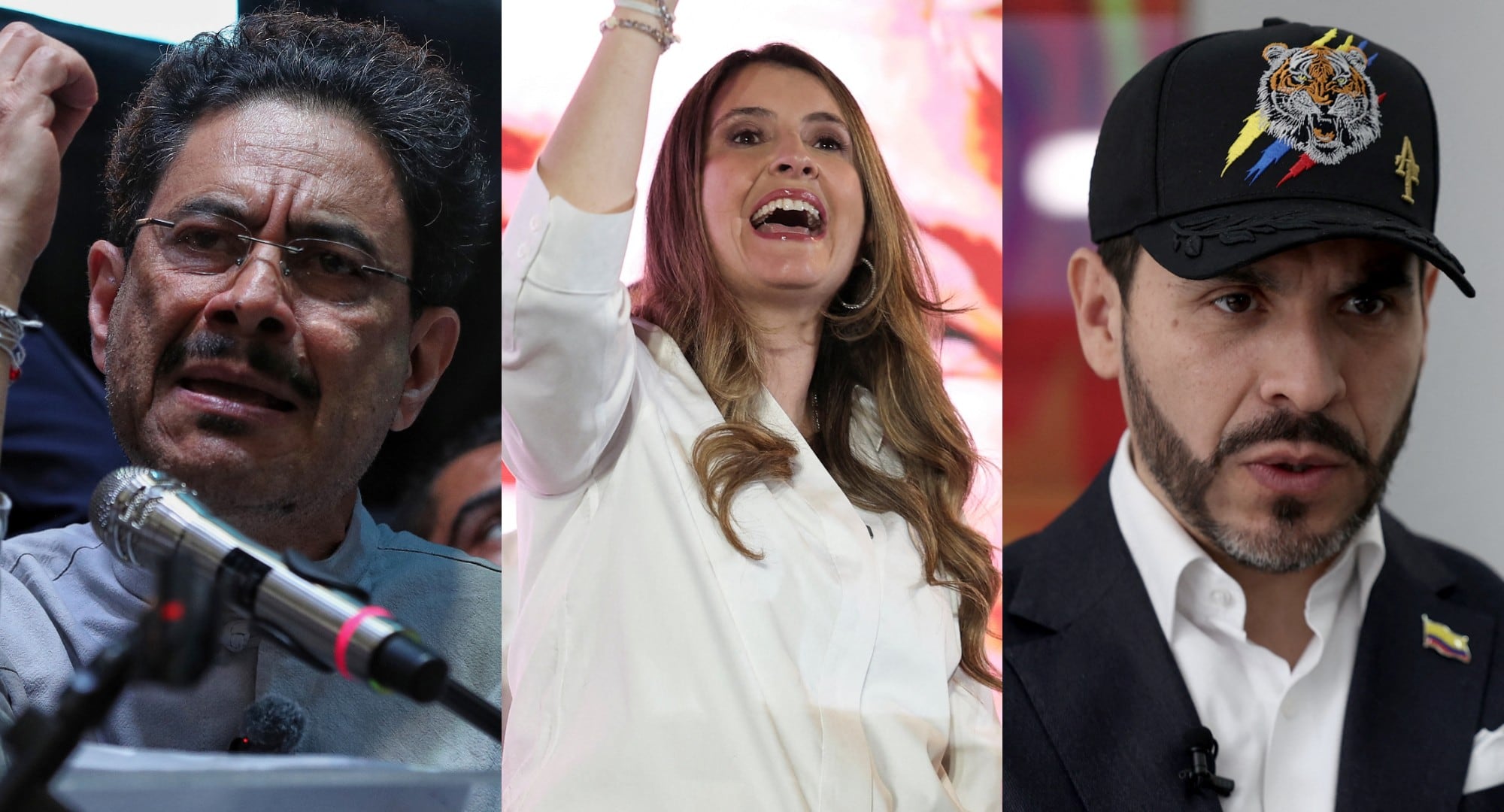 Iván Cepeda, Abelardo de la Espriella y Paloma Valencia lideran carrera a la Presidencia de la República- crédito AP/Reuters