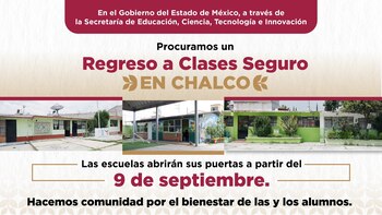 Inicio de clases en Chalco