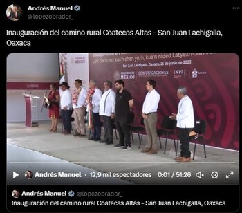 El mandatario mexicano explicó por