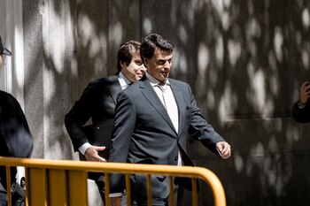 Álberto González Amador tras comparecer