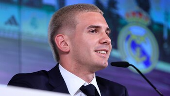 Mastantuono se entrena por primera