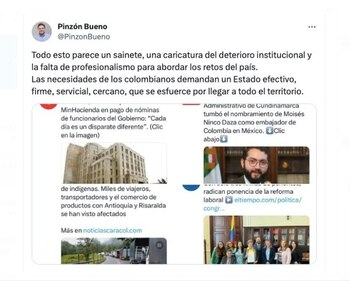 Con este mensaje, el exembajador