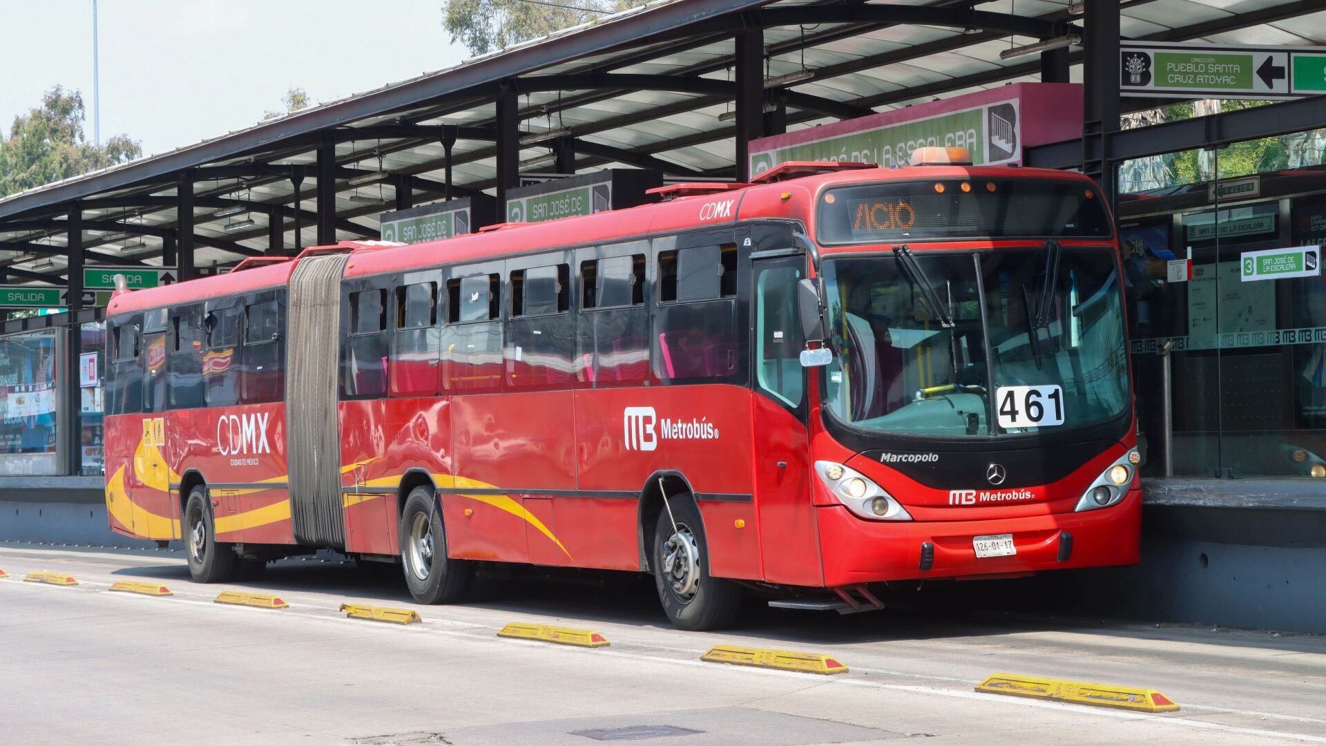 Una estación de la Línea 5 del Metrobús de la Ciudad de México cerrará esta última semana de octubre.  Crédito: Cuartoscuro.