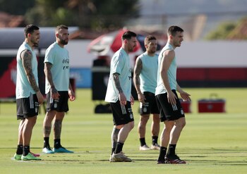 Argentina se entrenó pensando en