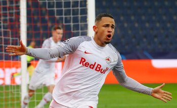 Noah Okafor del FC Salzburg