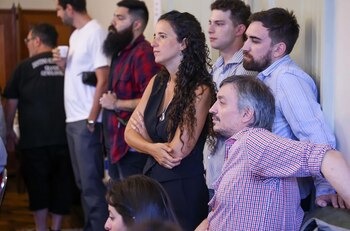 Máximo Kirchner participó la semana