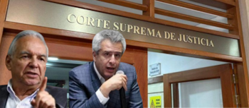 El magistrado Jorge Emilio Caldas Vera fue designado como ponente del caso y estará a cargo de dirigir el proceso en esta etapa - crédito Carlos Ortega/EFE, Luisa González/REUTERS y Colprensa