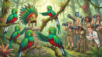 Colas de un metro, plumas que valen una fortuna y un vínculo con los dioses: así es el quetzal, el ave más asombrosa de América