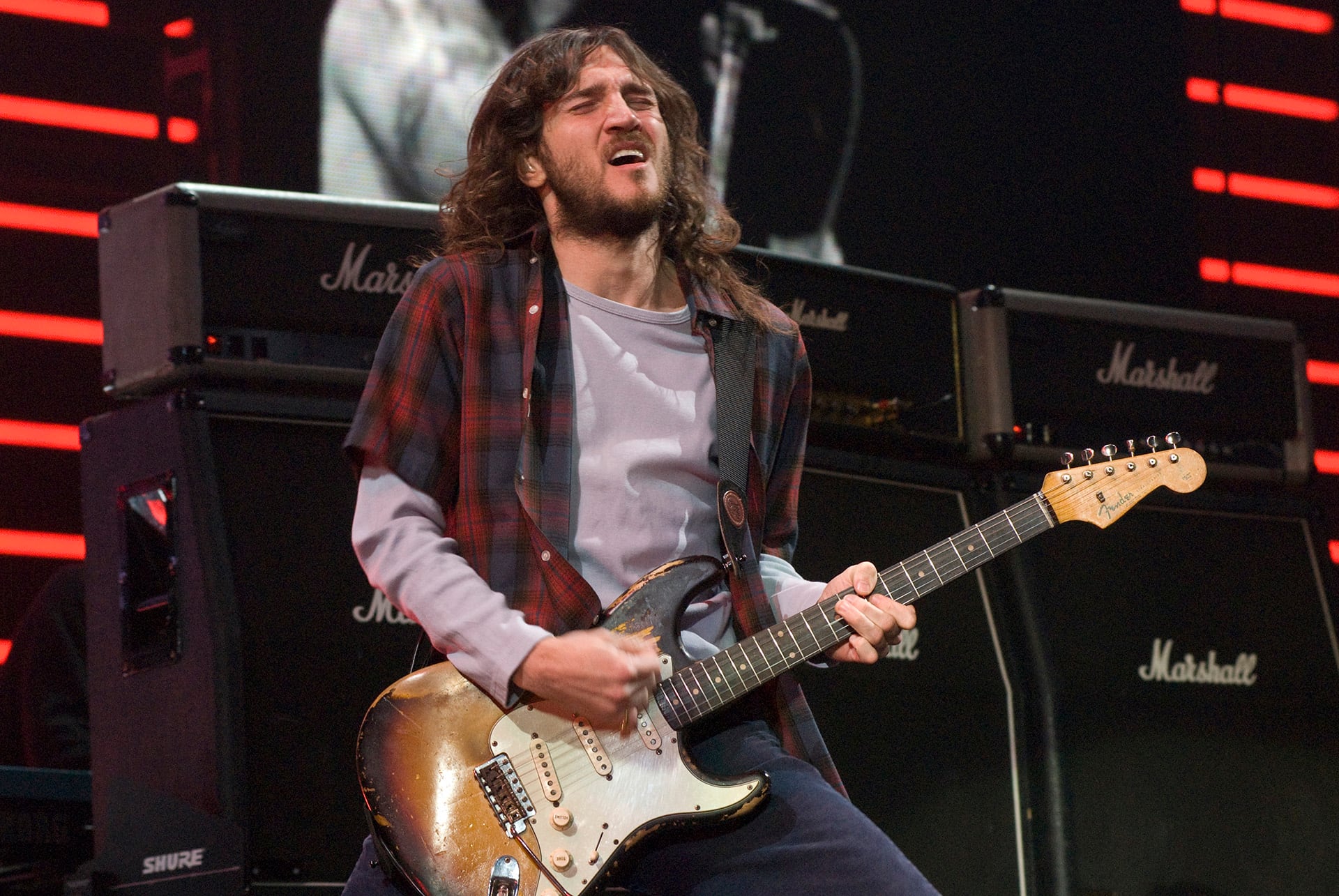 La banda californiana elige la casa de John Frusciante como espacio para la composición y grabación de sus nuevas canciones (Jordi Vidal/Redferns)