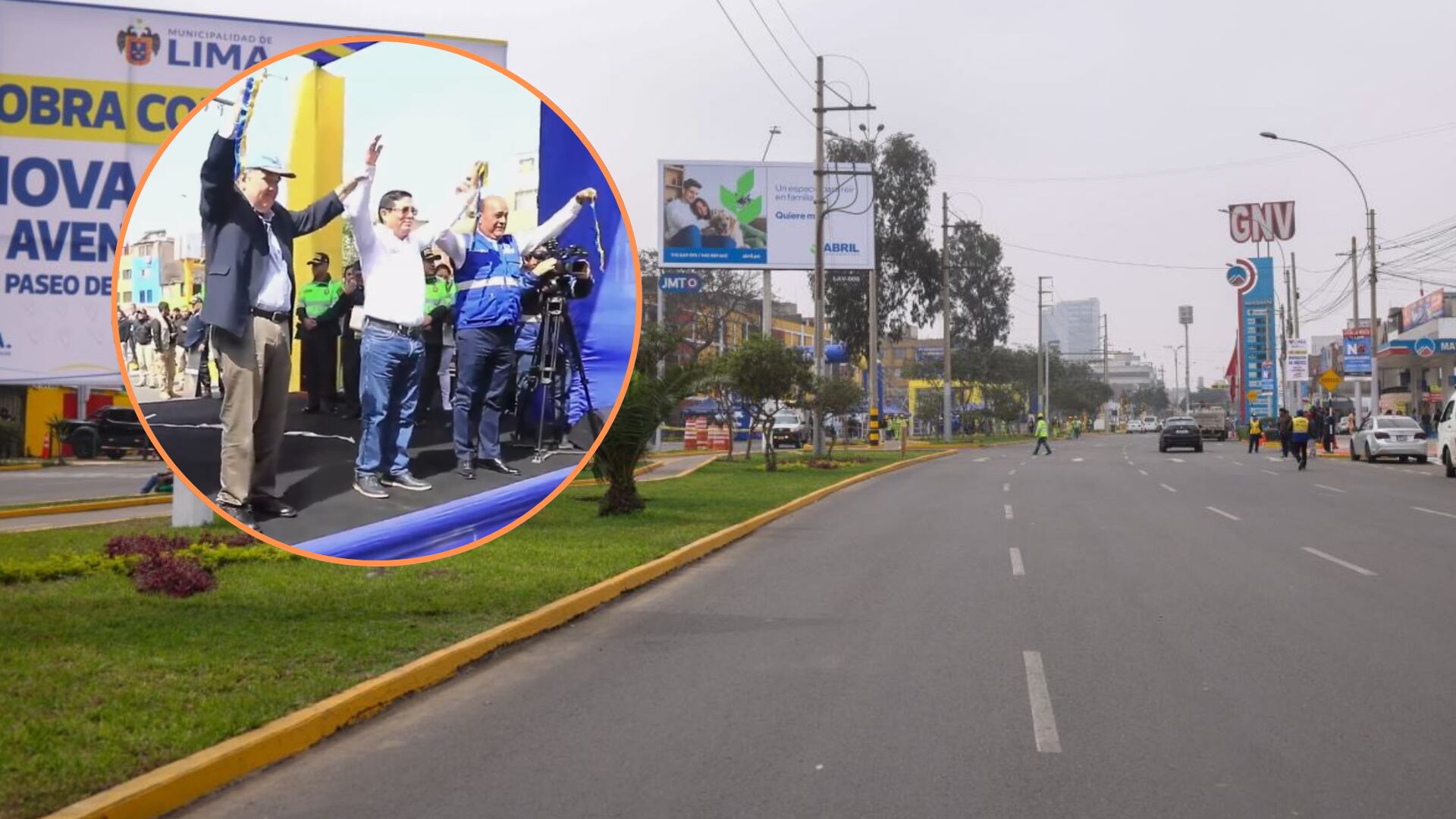 La renovación de la avenida México mejora el acceso y la seguridad para más de medio millón de usuarios diarios. Foto: Composición Infobae Perú/Andina