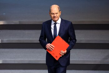 El canciller alemán Olaf Scholz