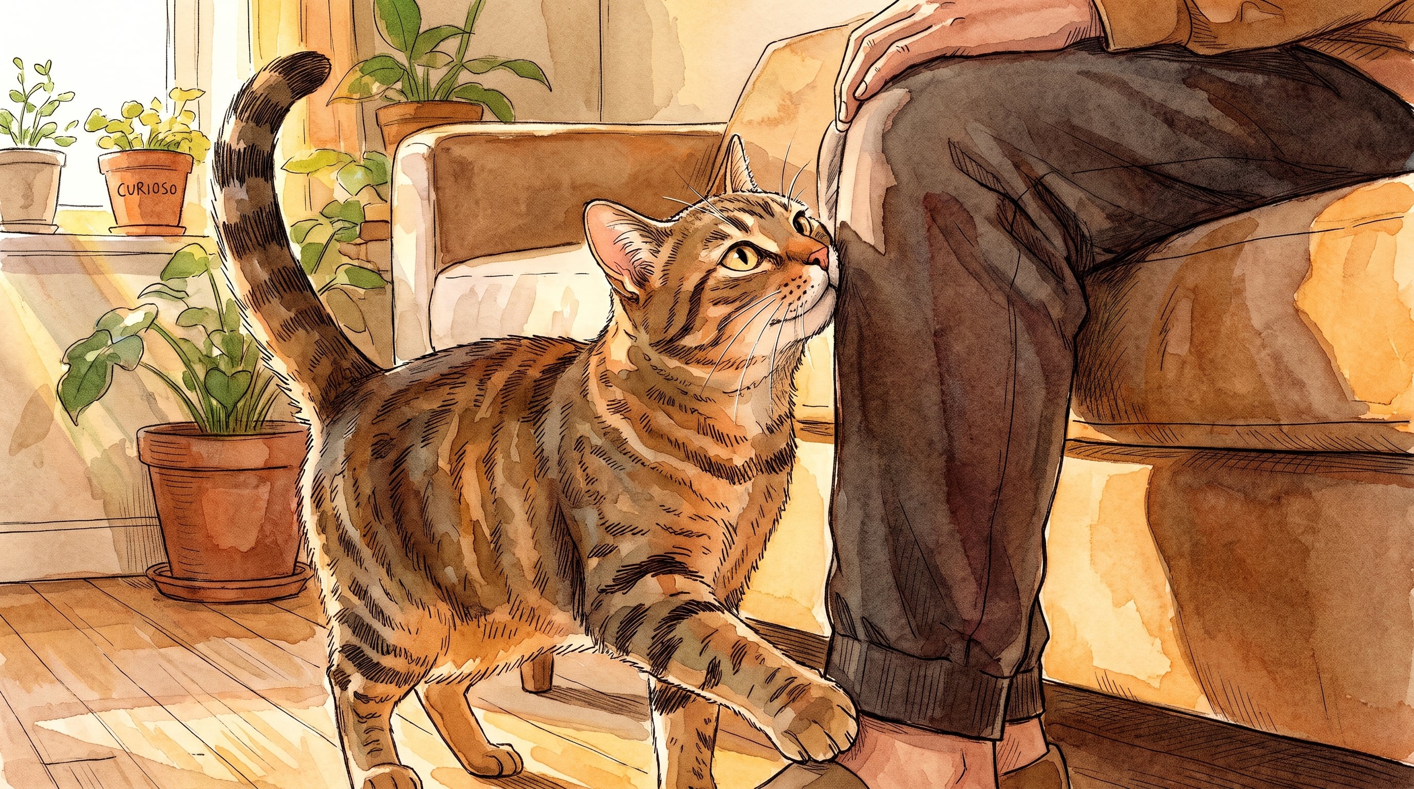 Un estudio de la Universidad de Kioto analizó la relación entre gatos, tutores y niveles de oxitocina (Imagen Ilustrativa Infobae)