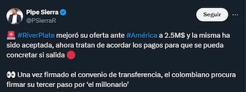 América habría aceptado segunda oferta