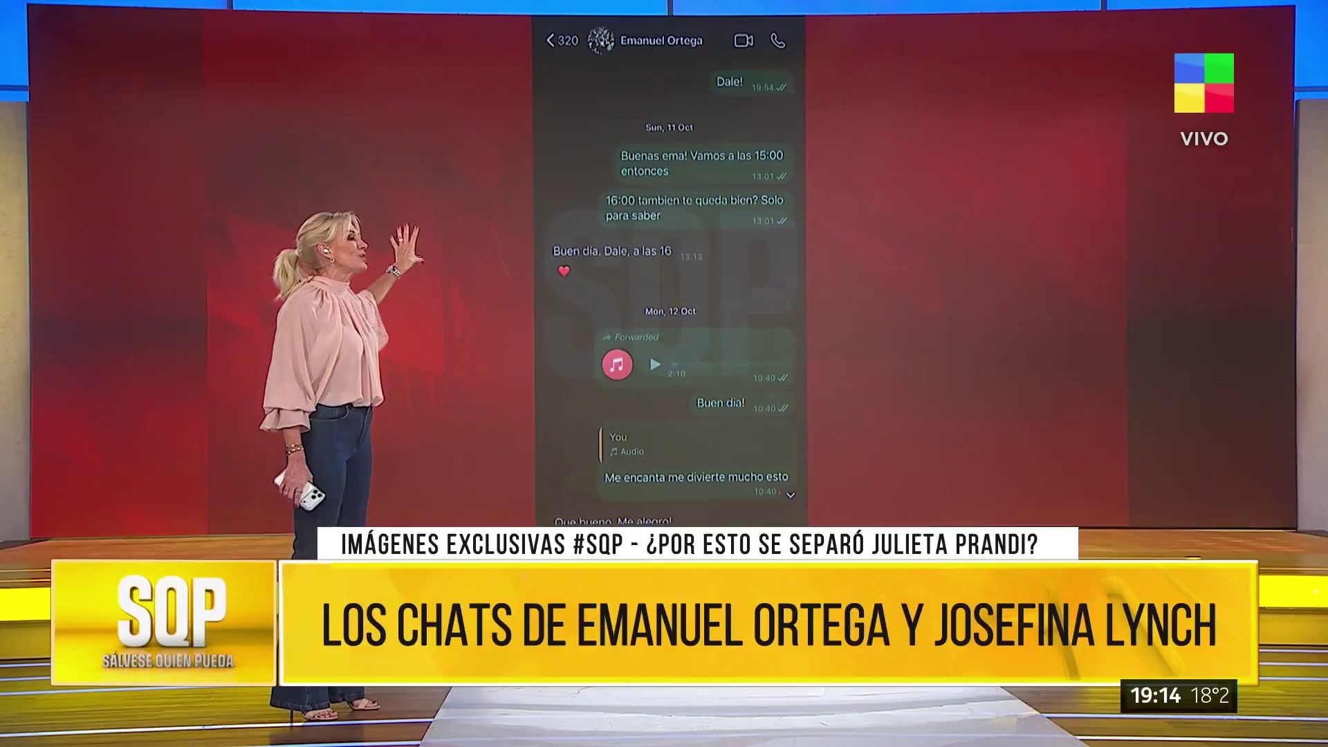 “Que te vengas al estudio esta semana”, le propuso Emanuel Ortega a la joven para avanzar con la grabación