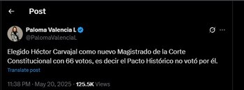 Paloma Valencia también hizo una