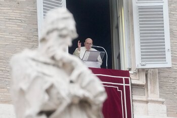 El papa Francisco durante la