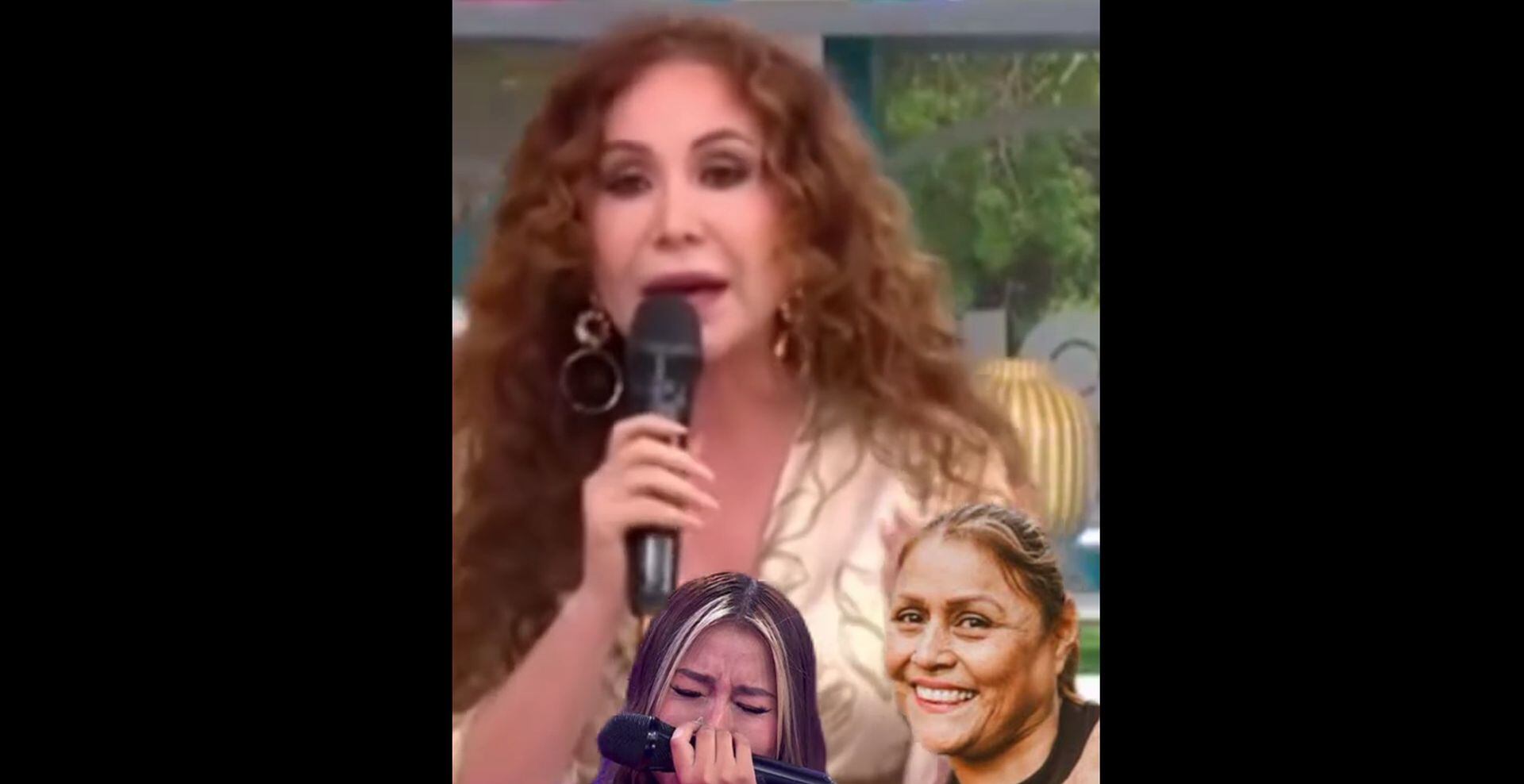 Con tono sereno pero directo, Janet Barboza sostuvo que la crianza de Milenka influye en su comportamiento. También pidió cautela a auspiciadores sobre el contenido que respaldan. (América TV)