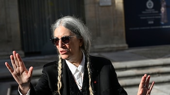 Patti Smith llega a Oviedo entre gaitas y fans para inaugurar la semana de los Premios Princesa de Asturias