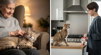 El estudio comparó maullidos y