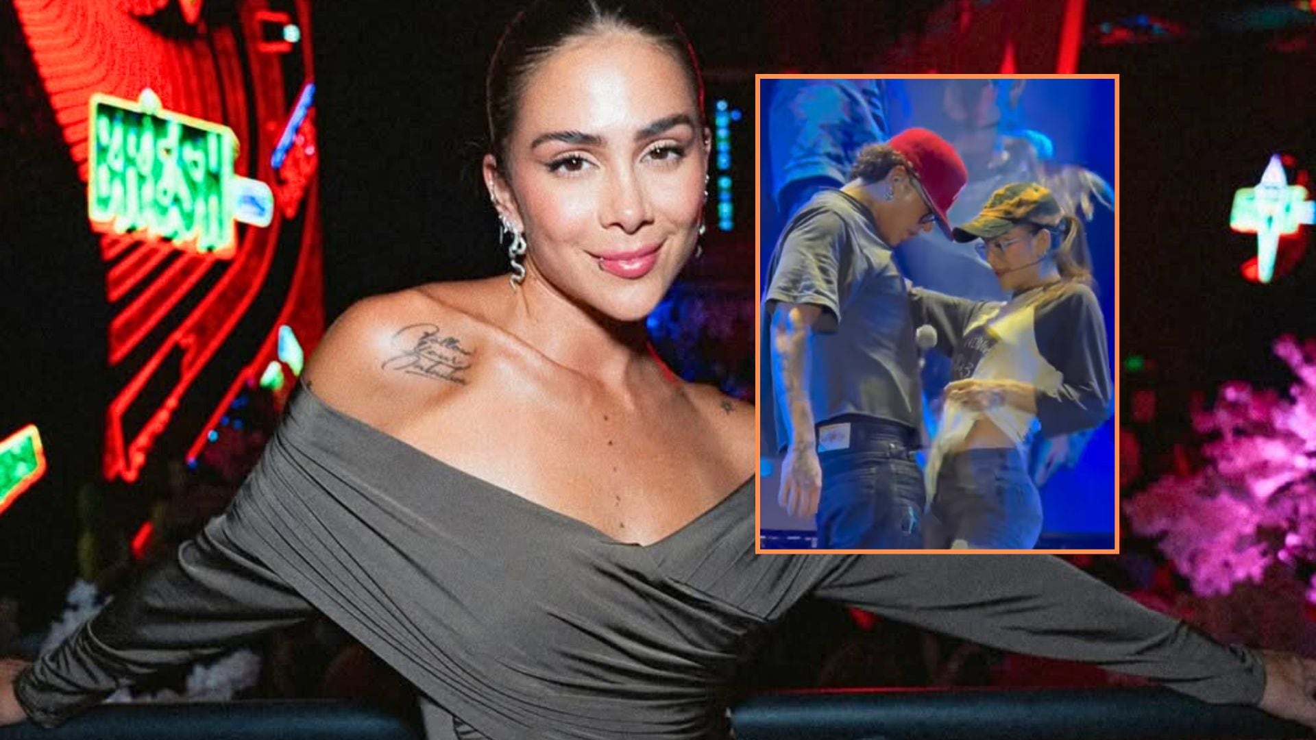 Greeicy Rendón habló del baile que compartió con Beéle y que puso en tela de juicio su matrimonio con Mike Bahía - crédito @greeicy/Instagram y @lamusica.pe/TikTok