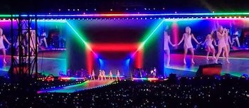 Así se ve desde gradas