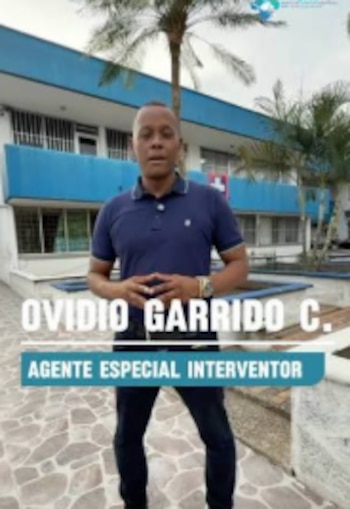 Ovidio Garrido es el agente interventor del Hospital San Francisco de Asís de Quibdó - crédito captura de pantalla Nueva ESE Hospital Departamental San Francisco de Asís/Facebook
