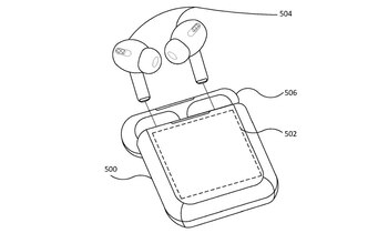 Apple registró la patente de un modelo de AirPods que incluyen una pantalla en su estuche para controlar la reproducción de audio. (Applesfera)