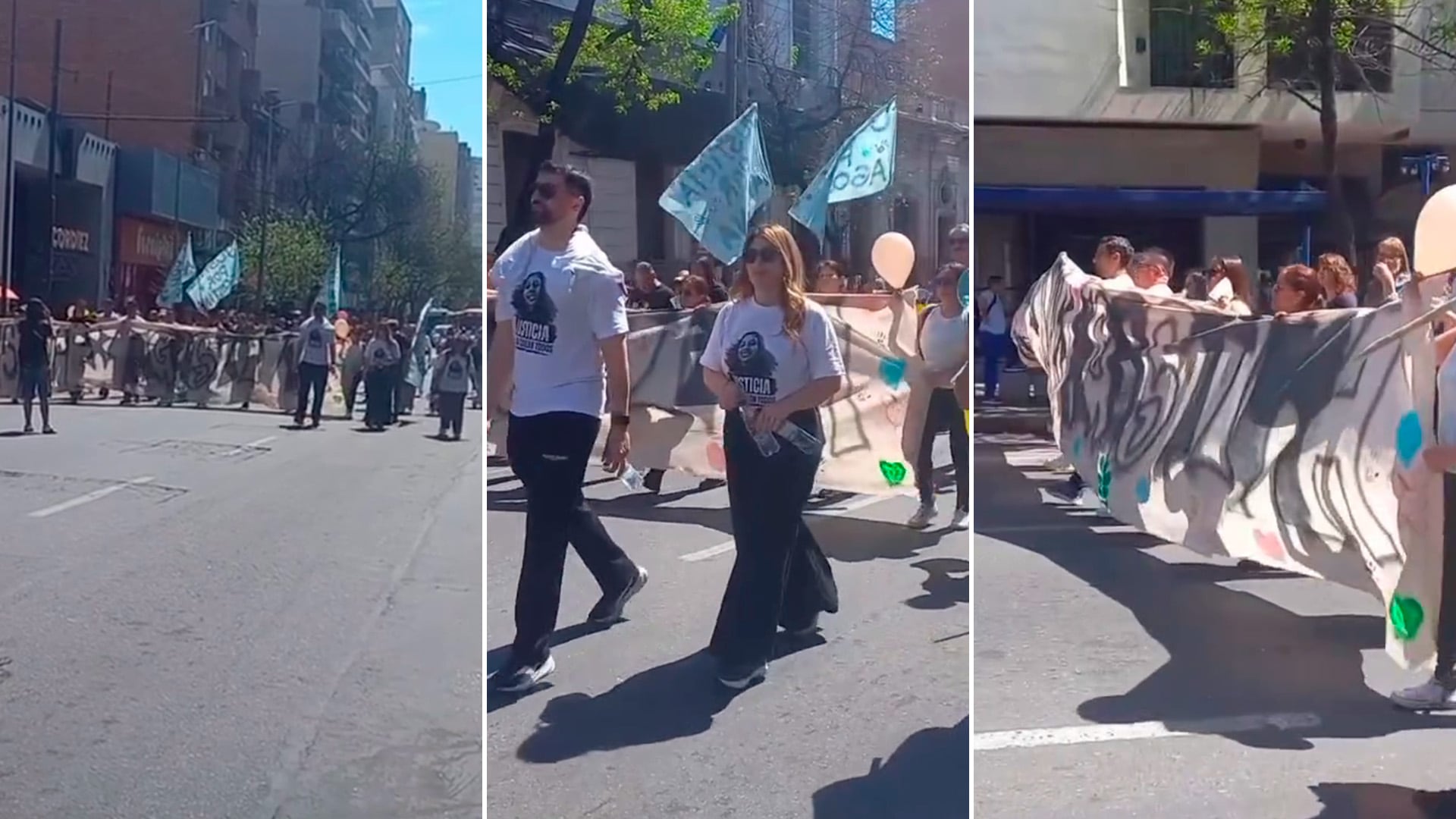 La movilización de este sábado a la mañana en reclamo de Justicia por Agostina Vega