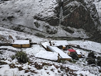 Fuerte granizada y lluvias ha