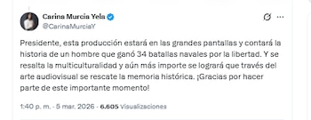 La ministra Carina Murcia Yela