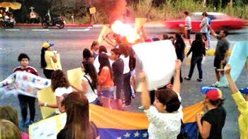 Fuertes protestas hubo en Mérida