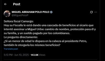 Miguel Polo Polo cuestionó a