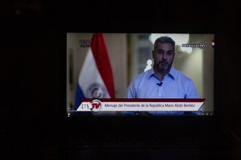07/03/2021 El presidente de Paraguay
