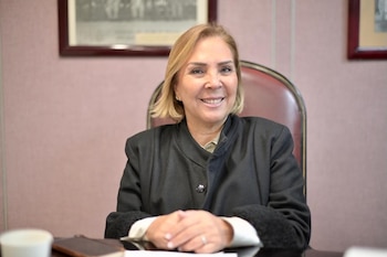 Bertha Ahued Malpica es diputada local de Morena en Veracruz y empresaria del sector mediático.