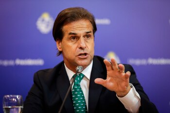 En la imagen, el presidente